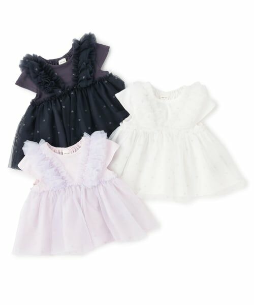 petit main / プティマイン その他トップス | 【リンク】チュールフリルチュニック | 詳細10