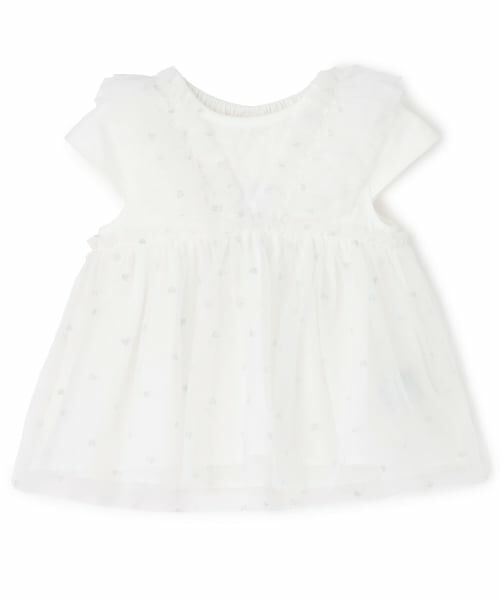 petit main / プティマイン その他トップス | 【リンク】チュールフリルチュニック | 詳細3