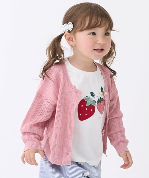 petit main / プティマイン カーディガン・ボレロ | シアーカディガン | 詳細1