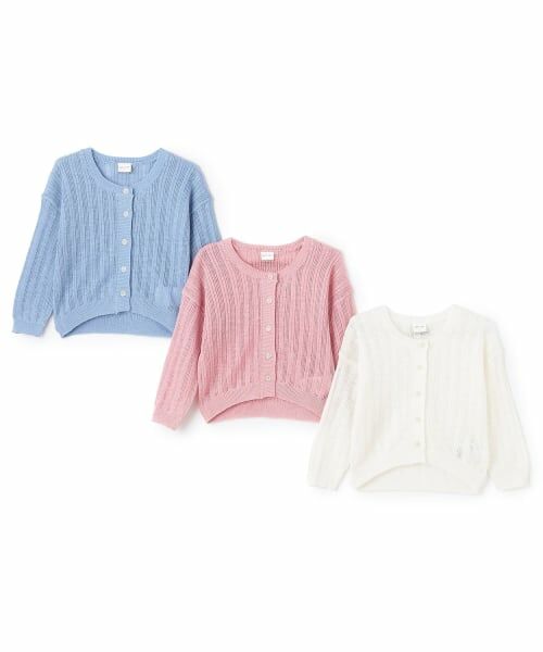 petit main / プティマイン カーディガン・ボレロ | シアーカディガン | 詳細15