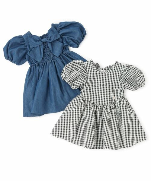 petit main / プティマイン ミニ丈・ひざ丈ワンピース | 【リンク】袖パフペプラムワンピース | 詳細14