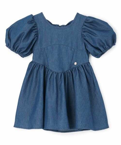 petit main / プティマイン ミニ丈・ひざ丈ワンピース | 【リンク】袖パフペプラムワンピース | 詳細5