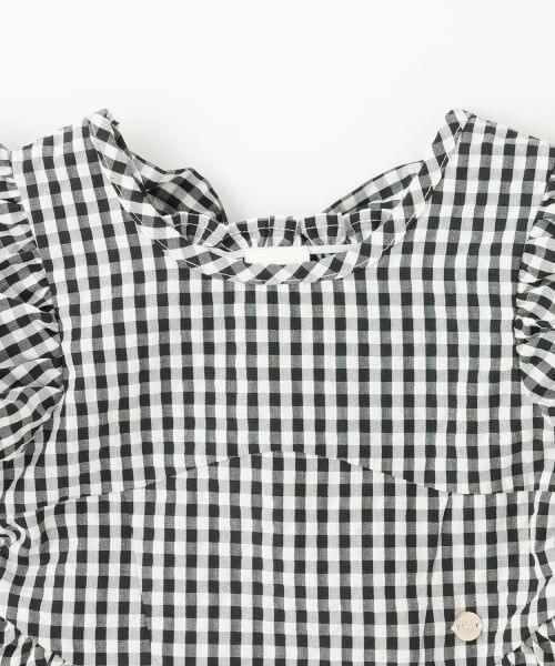 petit main / プティマイン ミニ丈・ひざ丈ワンピース | 【リンク】袖パフペプラムワンピース | 詳細7