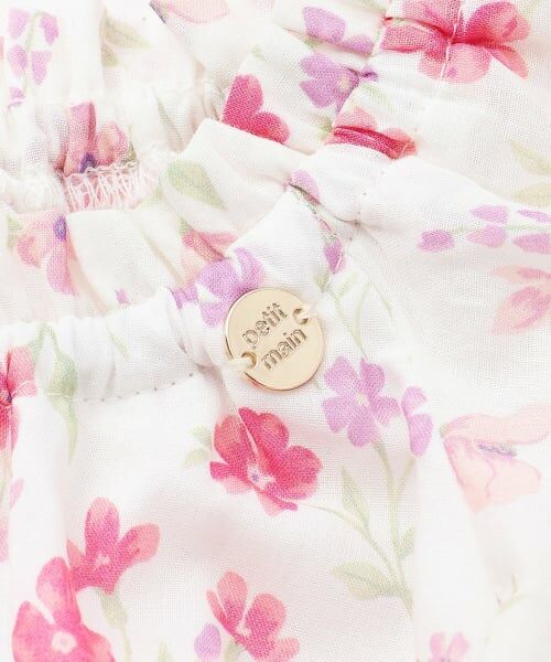 petit main / プティマイン ミニ丈・ひざ丈ワンピース | 【リンク】花柄Aラインワンピース | 詳細5