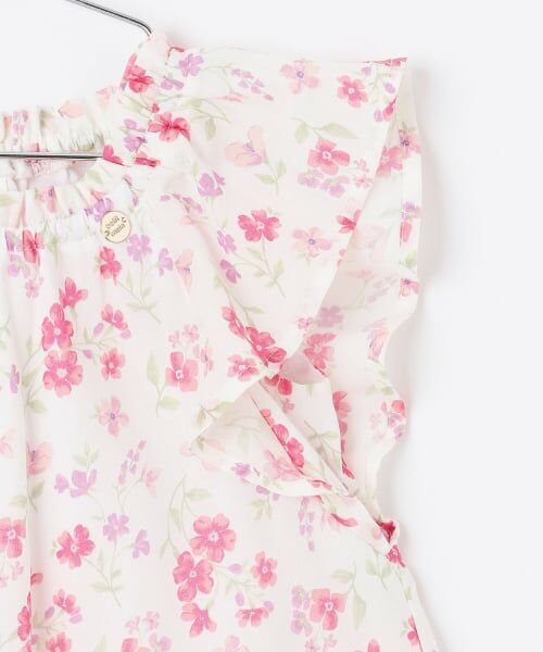 petit main / プティマイン ミニ丈・ひざ丈ワンピース | 【リンク】花柄Aラインワンピース | 詳細6