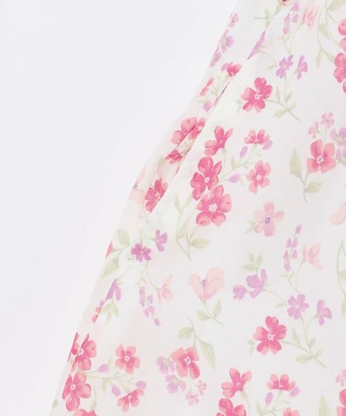 petit main / プティマイン ミニ丈・ひざ丈ワンピース | 【リンク】花柄Aラインワンピース | 詳細7