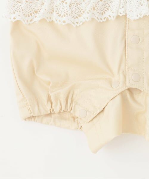 petit main / プティマイン ロンパース | 切り替えレースカバーオール | 詳細4