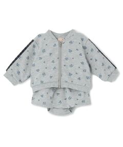 petit main / プティマイン ベビー・キッズウエア | 【リンク】花柄ZIP＆スカパンセットアップ