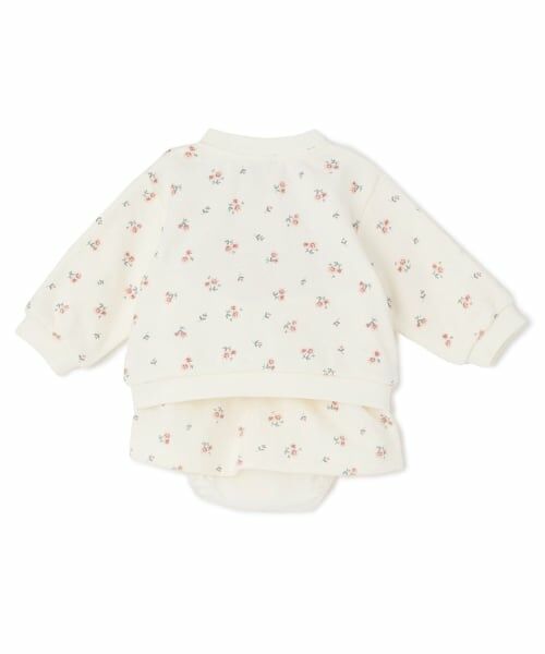 petit main / プティマイン ベビー・キッズウエア | 【リンク】花柄ZIP＆スカパンセットアップ | 詳細1