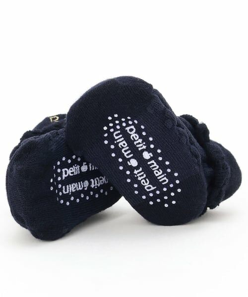 petit main / プティマイン ベビー・キッズウエア | ラメ刺しゅうカップソックス | 詳細3