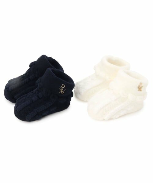 petit main / プティマイン ベビー・キッズウエア | ラメ刺しゅうカップソックス | 詳細4