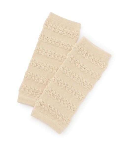 petit main / プティマイン ベビー・キッズウエア | ポコポコレッグウォーマー（生成）