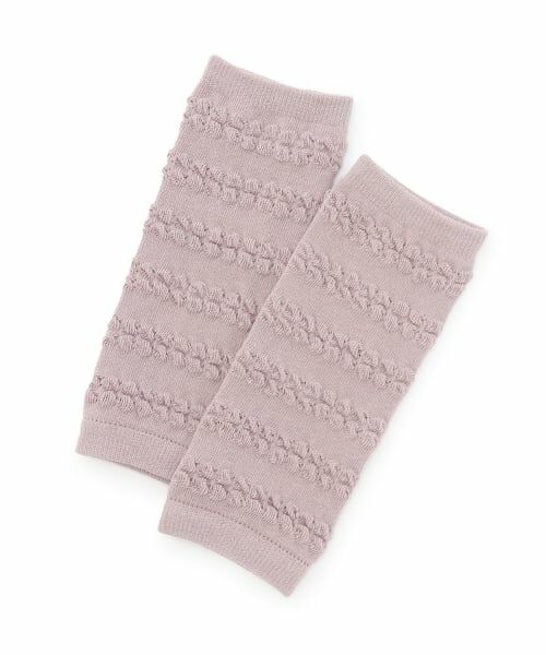 petit main / プティマイン ベビー・キッズウエア | ポコポコレッグウォーマー（ライト ピンク）