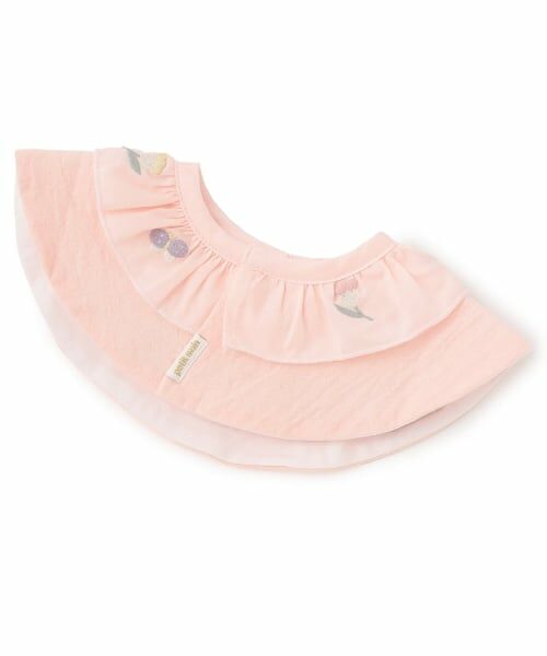 petit main / プティマイン スタイ・ビブ | 【防水】刺しゅうフリルスタイ | 詳細2