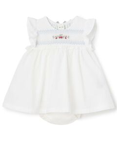 petit main / プティマイン ロンパース | 【リンク】いちご刺しゅうOPロンパース