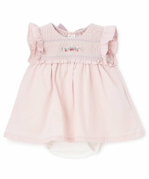 petit main / プティマイン ロンパース | 【リンク】いちご刺しゅうOPロンパース | 詳細7