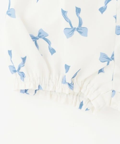 petit main / プティマイン ベビー・キッズウエア | 【リンク】リボン総柄セットアップ | 詳細10
