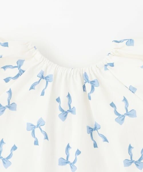 petit main / プティマイン ベビー・キッズウエア | 【リンク】リボン総柄セットアップ | 詳細6