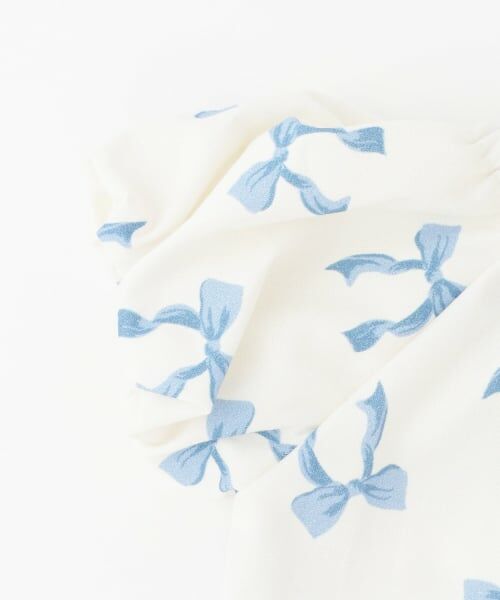 petit main / プティマイン ベビー・キッズウエア | 【リンク】リボン総柄セットアップ | 詳細7