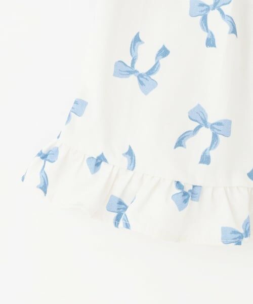 petit main / プティマイン ベビー・キッズウエア | 【リンク】リボン総柄セットアップ | 詳細8