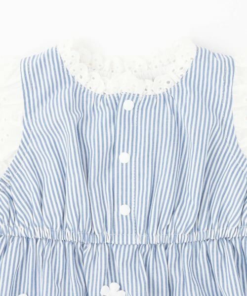 petit main / プティマイン ベビー・キッズウエア | 【リンク】コットンレースサロペット | 詳細6