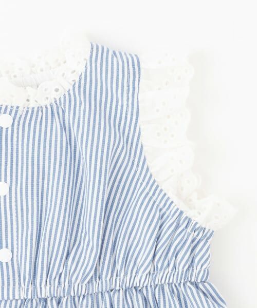 petit main / プティマイン ベビー・キッズウエア | 【リンク】コットンレースサロペット | 詳細7