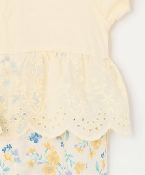 petit main / プティマイン ロンパース | ペプラム切替2wayオール | 詳細7