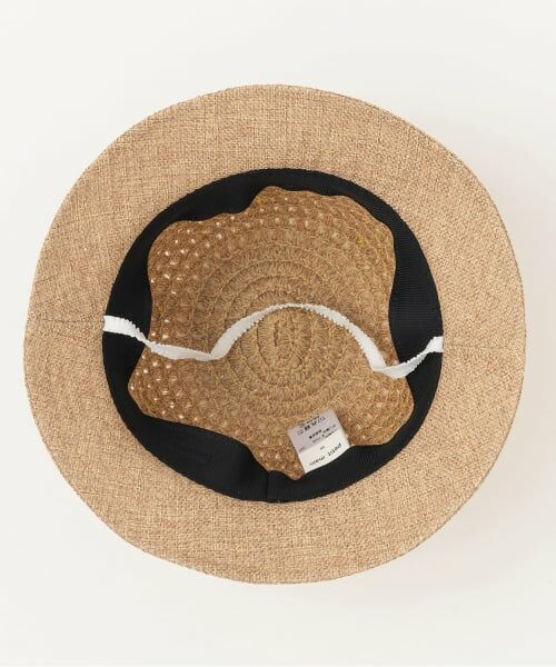 petit main / プティマイン ベビー・キッズグッズ | 【リンク】お花つき雑材ハット | 詳細4