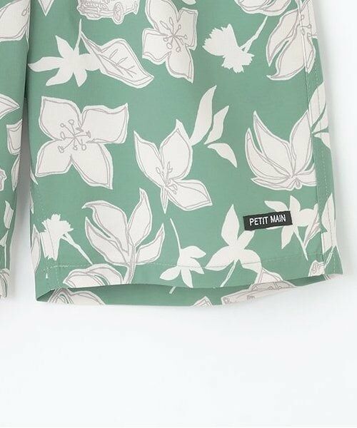 petit main / プティマイン ショート・ハーフ・半端丈パンツ | 【WEB限定】【水陸両用】総柄ハーフパンツ(ジュニア) | 詳細4