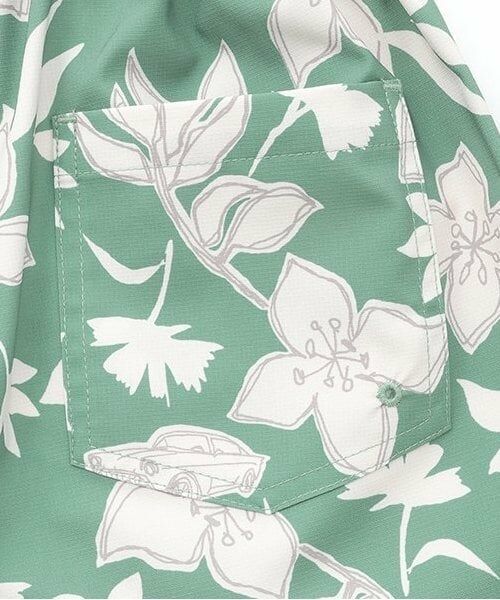 petit main / プティマイン ショート・ハーフ・半端丈パンツ | 【WEB限定】【水陸両用】総柄ハーフパンツ(ジュニア) | 詳細6