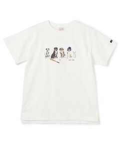 petit main / プティマイン Tシャツ | 【WEB限定】【防汚加工】DOGグラフィックTシャツ(ジュニア)
