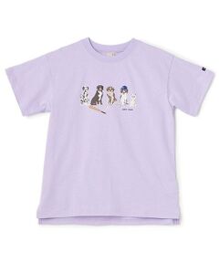 petit main / プティマイン Tシャツ | 【WEB限定】【防汚加工】DOGグラフィックTシャツ(ジュニア)
