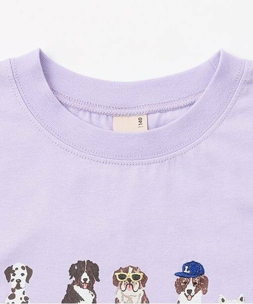 petit main / プティマイン Tシャツ | 【WEB限定】【防汚加工】DOGグラフィックTシャツ(ジュニア) | 詳細2