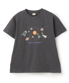petit main / プティマイン Tシャツ | 【WEB限定】【防汚加工】宇宙グラフィックTシャツ(ジュニア)