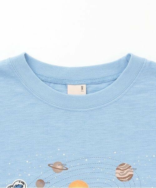 petit main / プティマイン Tシャツ | 【WEB限定】【防汚加工】宇宙グラフィックTシャツ(ジュニア) | 詳細2