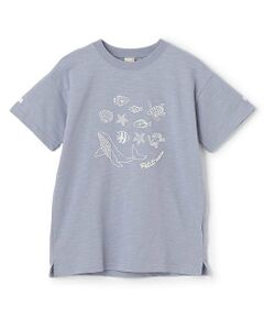 petit main / プティマイン Tシャツ | 【WEB限定】【接触冷感】海刺しゅう半袖Tシャツ(ジュニア)