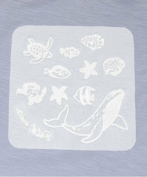 petit main / プティマイン Tシャツ | 【WEB限定】【接触冷感】海刺しゅう半袖Tシャツ(ジュニア) | 詳細4