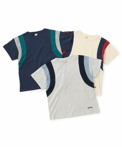 petit main / プティマイン Tシャツ | 【WEB限定】【接触冷感】袖ライン配色Tシャツ(ジュニア) | 詳細8