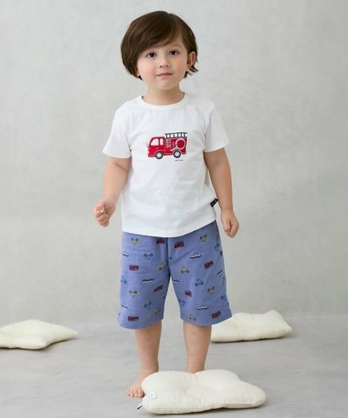 petit main / プティマイン ルームウェア | 【WEB限定】BOYS半袖パジャマ（オフ ホワイト）