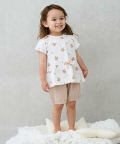 petit main / プティマイン ルームウェア | 【WEB限定】GIRLS半袖パジャマ