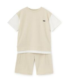 petit main / プティマイン ミニ丈・ひざ丈ワンピース | 【WEB限定】【接触冷感】ドッキングカットセットアップ(ジュニア)