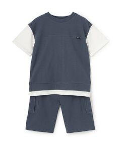 petit main / プティマイン ミニ丈・ひざ丈ワンピース | 【WEB限定】【接触冷感】ドッキングカットセットアップ(ジュニア)