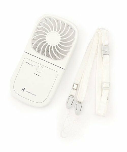 petit main / プティマイン その他 | ハンズフリー5wayスリムファン（白）