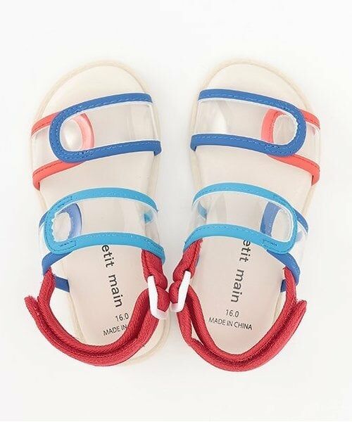 petit main / プティマイン サンダル | 【WEB限定】配色クリアサンダル | 詳細9