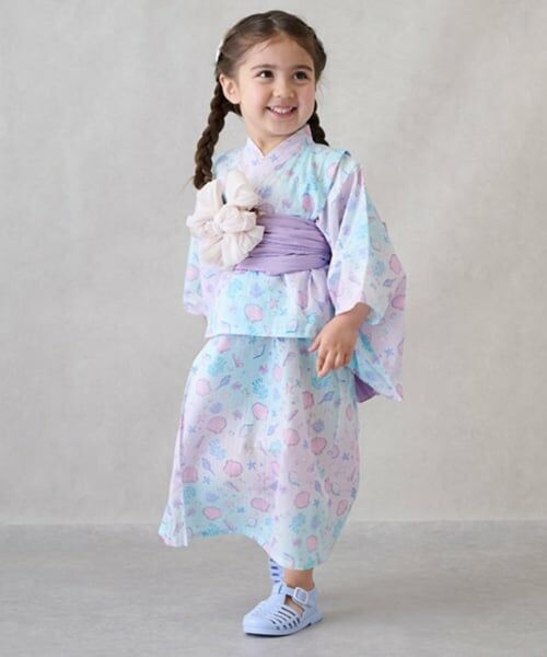 petit main / プティマイン 着物・浴衣・小物類 | 【WEB限定/2WAY着用】アソート浴衣 | 詳細11