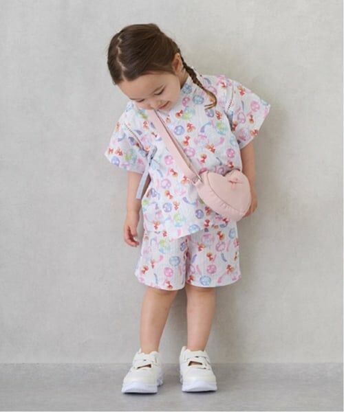 petit main / プティマイン 着物・浴衣・小物類 | 【WEB限定/リンク】girlsアソート甚平 | 詳細1
