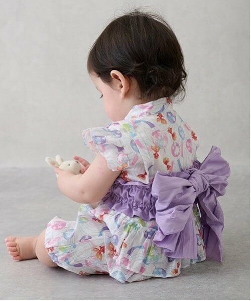 petit main / プティマイン 着物・浴衣・小物類 | 【WEB限定/リンク】girls babyアソート甚平 | 詳細3