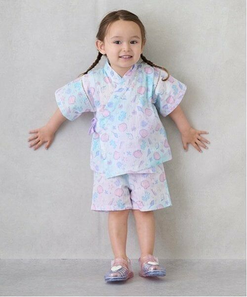 petit main / プティマイン 着物・浴衣・小物類 | 【WEB限定/リンク】girls babyアソート甚平 | 詳細4