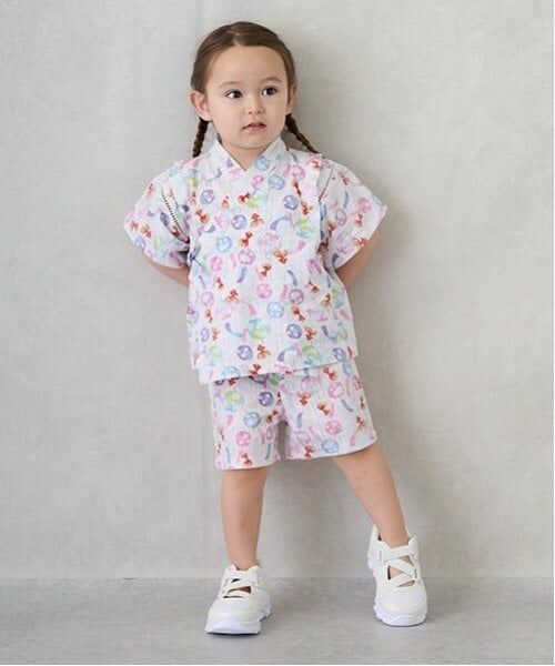 petit main / プティマイン 着物・浴衣・小物類 | 【WEB限定/リンク】girls babyアソート甚平 | 詳細5