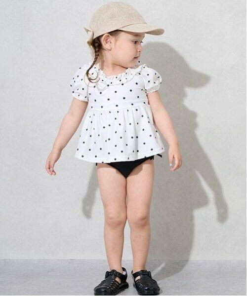 petit main / プティマイン 水着・スイムグッズ | 【WEB限定】【SWIM】パフスリーブタンキニ（アイボリー）